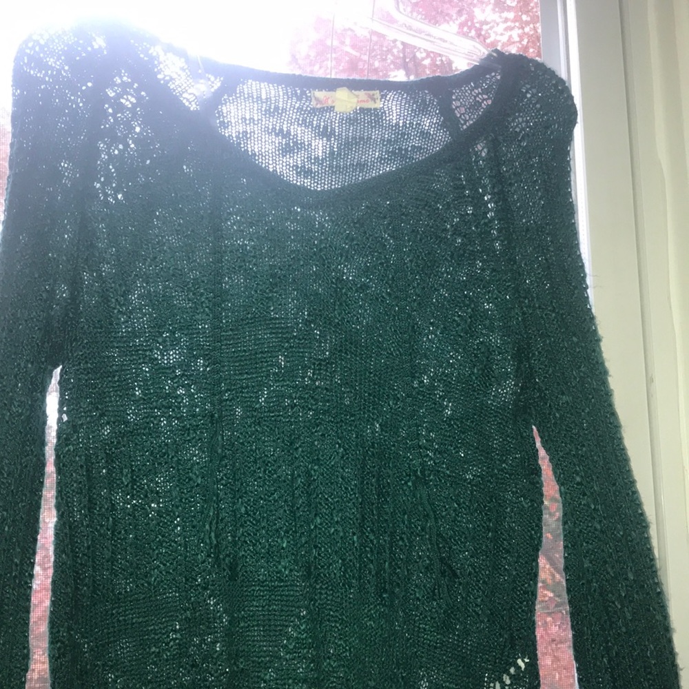 Green sweater